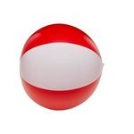 16" Two-Tone Beach Ball - Red-white