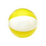 16" Two-Tone Beach Ball - Yellow-white