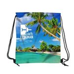 Buy 16" W x 18" H Polyester Drawstring Backpack