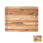 16" x 12" Teak Wood Cutting Board with Juice Groove - Teak Wood