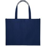 16x12" Eco-Friendly 80GSM Non-Woven Tote - Navy Blue