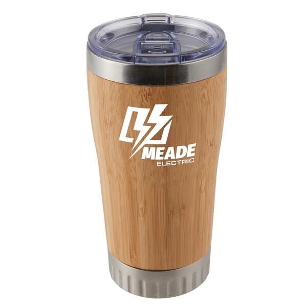 Main Product Image for 17 Oz Bamboo Stainless Steel Tumbler