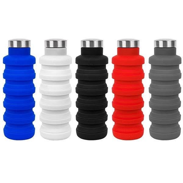 Main Product Image for 17 oz Collapsible Silicone Water Bottle