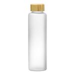 17 Oz. Belle Glass Bottle With Bamboo Lid -  