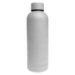 17 Oz. Blair Stainless Steel Bottle With Bamboo Lid - White