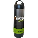 17 oz. Bluetooth® Speaker Sport Bottle, Full Color Digital - Lime Green