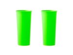 17 oz. "Colosseum" Plastic Stadium Cup - Neon Green