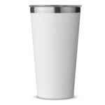17 oz. Columbia® Vacuum Cup with Lid - White