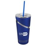 17 Oz. Incline Stainless Steel Tumbler - Blue