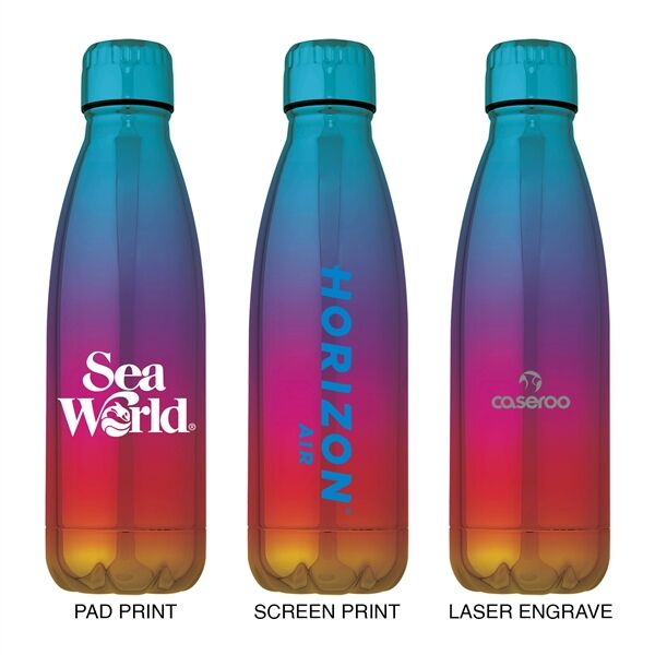 Main Product Image for Custom Printed Rainbow Bottle 17 oz. 