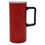17 Oz. Speckled Stainless Steel Travel Tumbler - Red