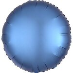 17" Round Helium Saver XTRALIFE Foil Balloons - Azure