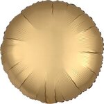 17" Round Helium Saver XTRALIFE Foil Balloons - Gold