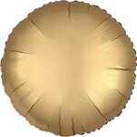 17" Round Helium Saver XTRALIFE Foil Balloons - Gold