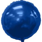 17" Round Helium Saver XTRALIFE Foil Balloons - Navy Blue