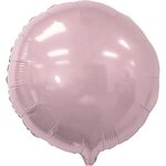 17" Round Helium Saver XTRALIFE Foil Balloons - Pastel Pink