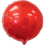 17" Round Helium Saver XTRALIFE Foil Balloons - Red