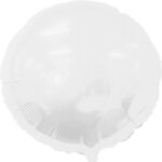 17" Round Helium Saver XTRALIFE Foil Balloons - White