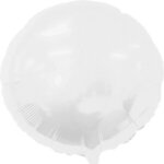 17" Round Helium Saver XTRALIFE Foil Balloons - White