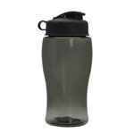 18 oz Transparent Bottles With Flip Lid - Smoke