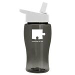 18 oz. Bottle - Handle Straw Lid -  