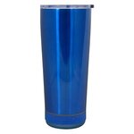 18 OZ. CADENCE STAINLESS STEEL TUMBLER WITH SPEAKER - Metallic Blue