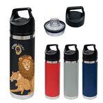 18 OZ. FULL COLOR DAVENPORT STAINLESS STEEL BOTTLE