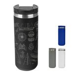 18 Oz. Full Laser Sienna Stainless Steel Bottle -  