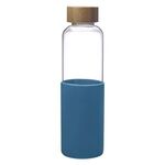 18 Oz. James Glass Bottle - Navy Blue
