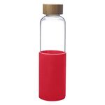 18 Oz. James Glass Bottle - Red