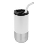 18 Oz. London Stainless Steel Tumbler - White