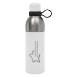 18 OZ. MAXWELL EASY CLEAN STAINLESS STEEL BOTTLE - White