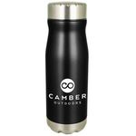 18 oz. Monarch Double Walled Stainless Water Bottle - Black