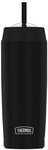 18 oz. Thermos Double Wall Stainless Steel Tumbler with Straw - Black