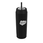 18 oz. Thermos Double Wall Stainless Steel Tumbler with Straw -  