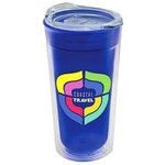 18 oz. Transparent Tumbler - Clear Slide Lid - Digital -  