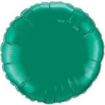 18" Round 4 & 5-Color Spot or Process Print Microfoil Balloon - Emerald Green
