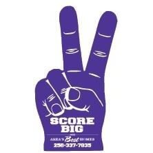 Main Product Image for 18" "V" for Victory Hand Foam Hand Mitt