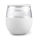 18.59 oz. Orb Glass Tumbler - White