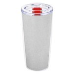 19 Oz. Everest Clarity Tumbler With Insert - Red