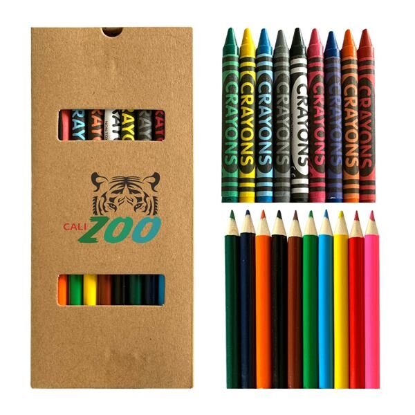 Main Product Image for 19 Piece Crayon And Pencil Set