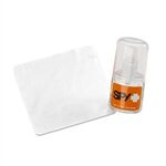 1 oz Glass/Lens Cleaner   4" White Lens Cloth