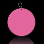 Pink Circle Plastic Medallion Badges