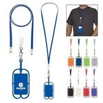 Buy 2-In-1 Charging Cable Lanyard With Phone Holder & Wallet