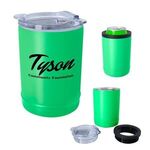 2-In-1 Copper Insulated Beverage Holder And Tumbler - Lime