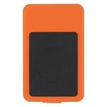 2-In-1 Retractable Charger Auto Phone Mount - Orange