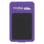 2-In-1 Retractable Charger Auto Phone Mount - Purple