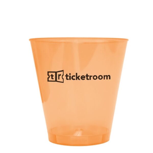 Main Product Image for 2 Oz Orange Bright Light Shot Glass