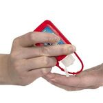 2 oz. Silicone Travel Sleeve Keychain Holder w/Hand Sanitize -  
