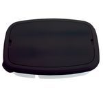 2-Section Lunch Container - Black
